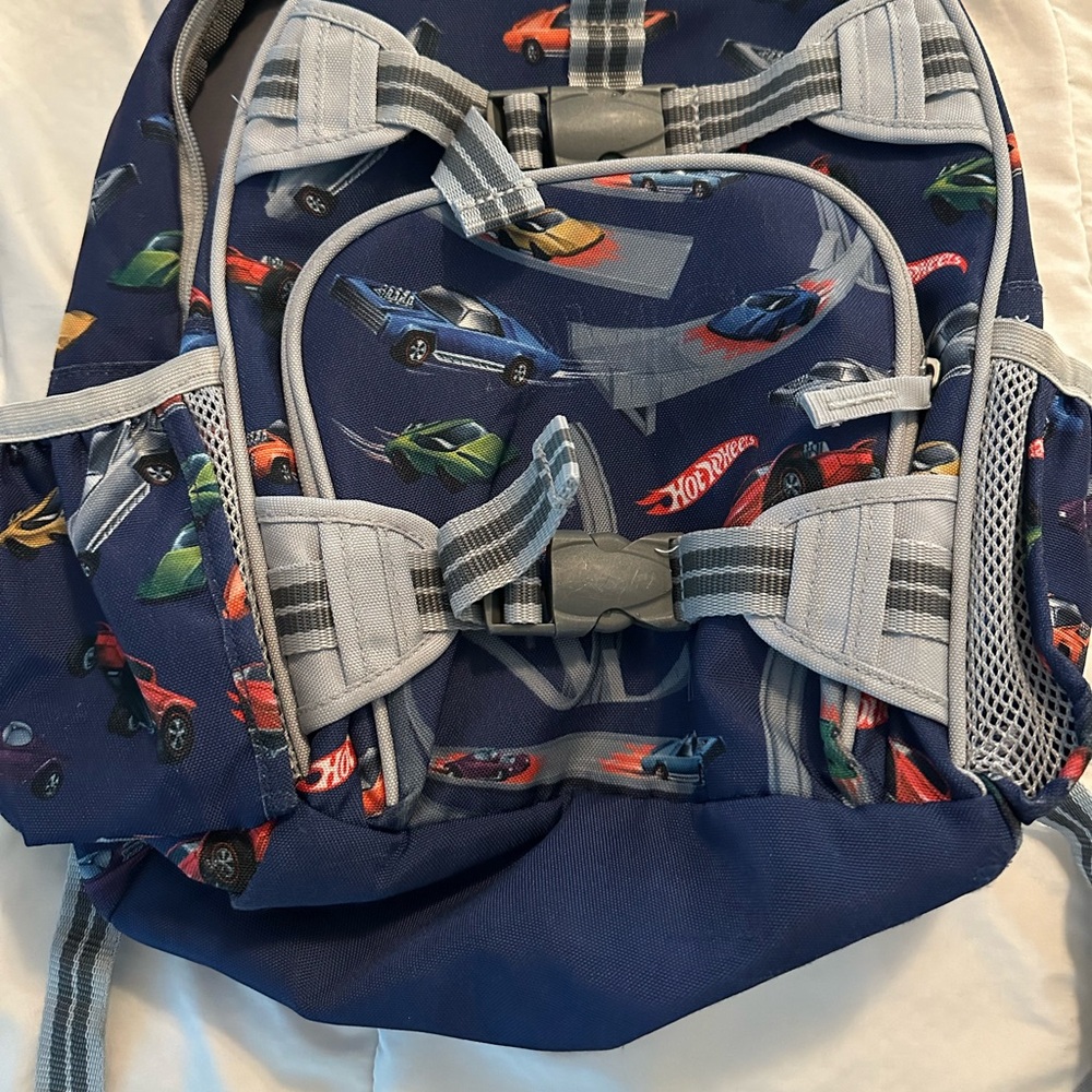 Pottery Barn Kids Hot Wheels backpack (small)